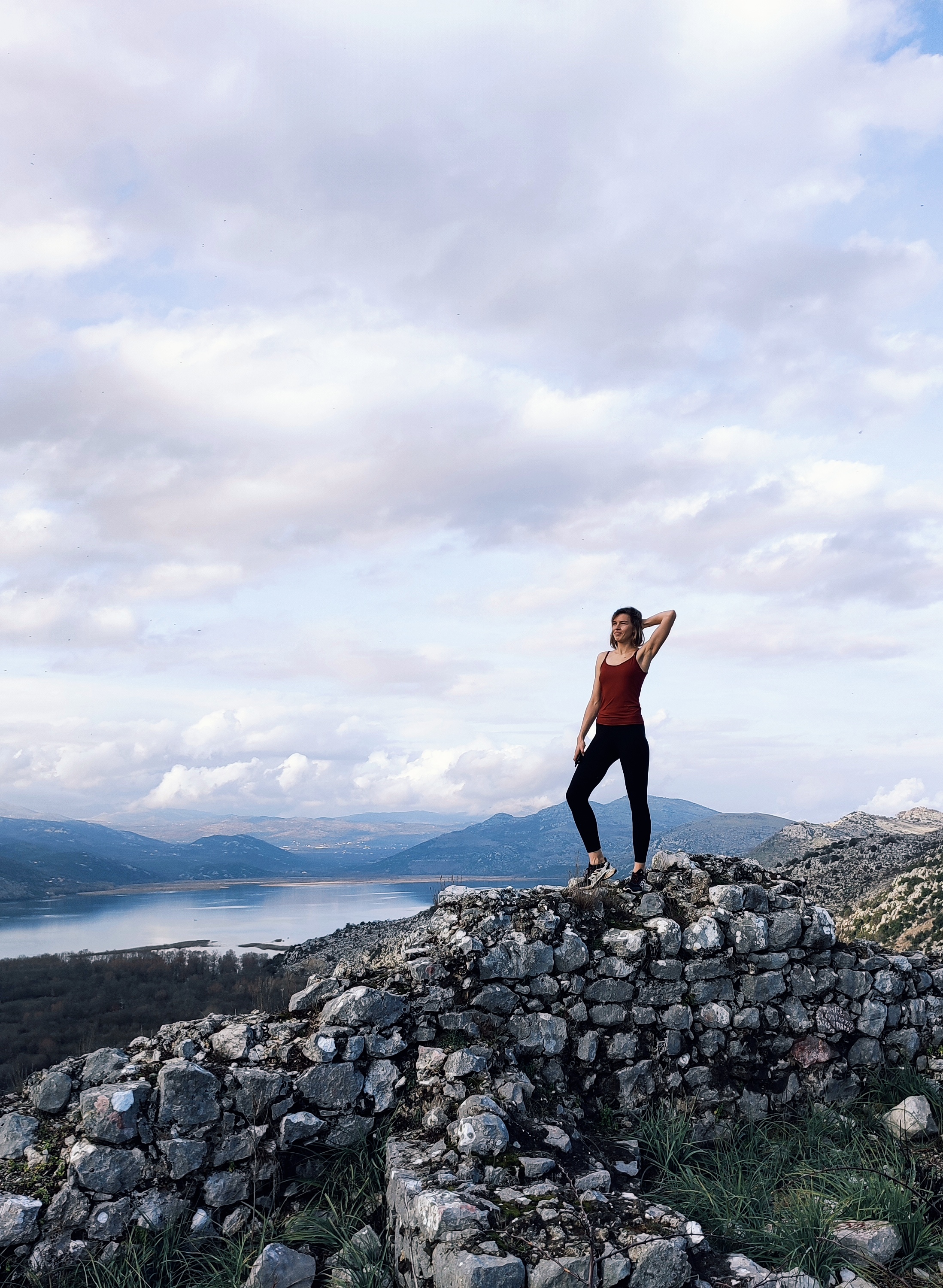 Daria Vuiovich above Skadar Lake
